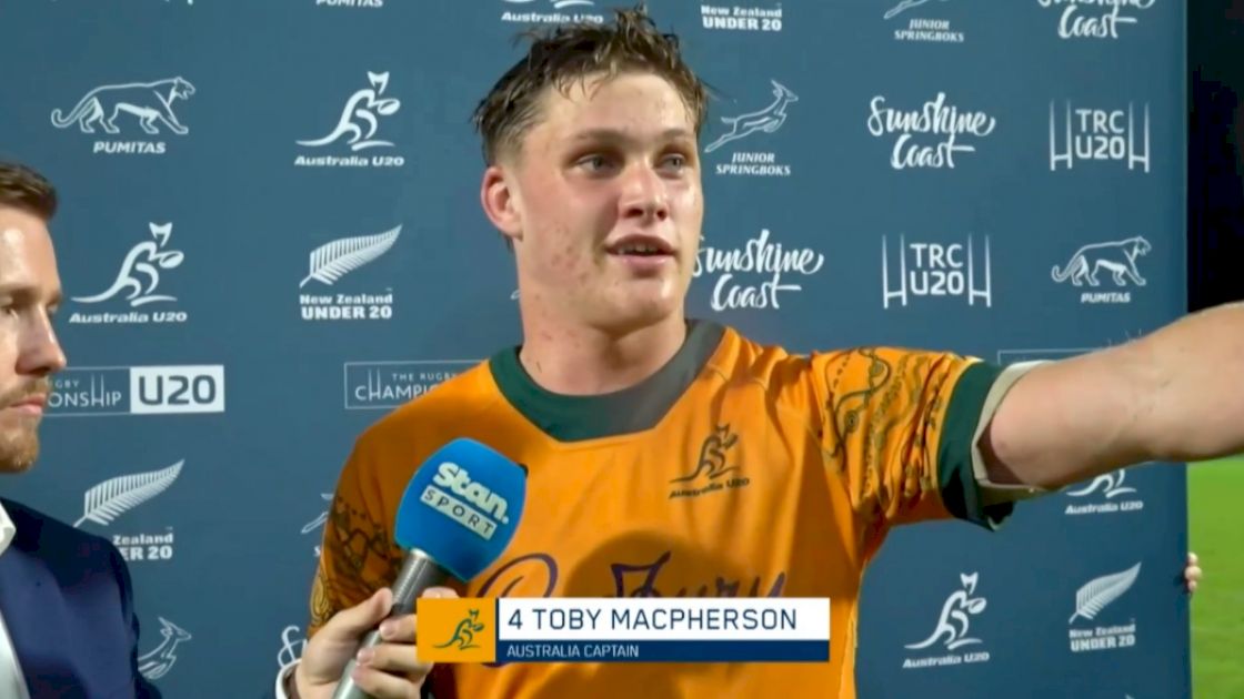 WATCH: Australia U20 Captain Toby Macpherson After Big Win