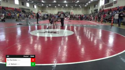 60 lbs Cons. Round 1 - Josiah Nelson, NLS vs Benton Panitzke, No Nonsense Wrestling