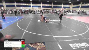 157 lbs Consi Of 4 - Bradley Espinoza, Silverback WC vs Richard Halvorson, Durham WC