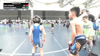 57 lbs Rr Rnd 1 - Willy Moreau, DoughBoys ES vs Paxton Goldman, Williamstown Mighty Braves ES