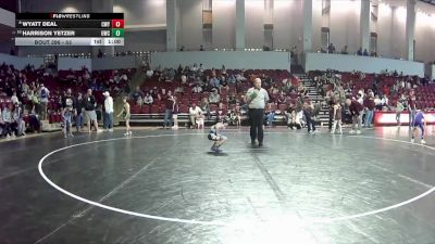 53 lbs Cons. Round 3 - Harrison Yetzer, Noke Wrestling RTC vs Wyatt Deal, Williamsburg Wrestling Club