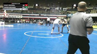 285 lbs Quarters & Wb (16 Team) - Colby Whitehill, Glenville State University vs Carter Erickson, Averett