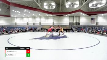 147 lbs 1st Place Match - Jayce Paridon, Lake Highland Prep vs Carter Fielden, Garrett