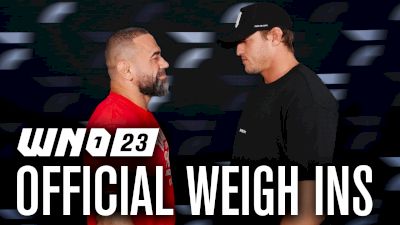 The OFFICIAL WNO 23: Meregali vs Rocha Weigh Ins