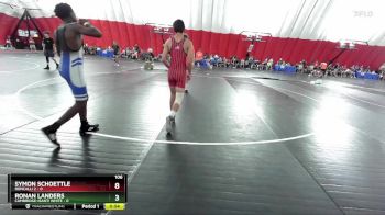 113 lbs Round 3 (6 Team) - Hans Monet, Cambridge-Isanti White vs Sam Agresta, Roncalli 2