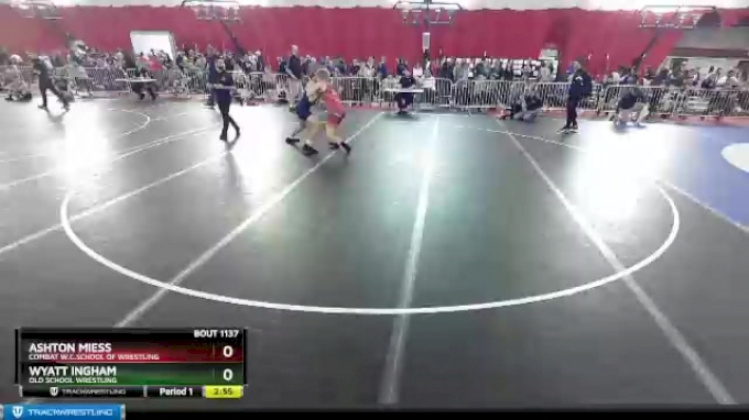 160 lbs Semifinal - Ashton Miess, Combat W.C.School Of Wrestling vs ...