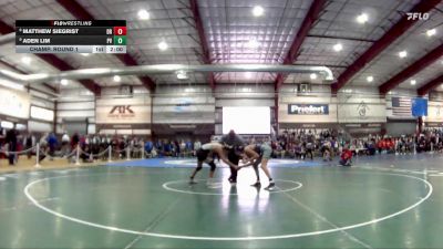 120 lbs Champ. Round 1 - Aden Lim, Palo Verde vs Matthew Siegrist, Damonte Ranch