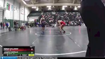 182 lbs Round 3 (16 Team) - Joseph Castillo, Millard South vs Ripkin Gallaway, Amherst