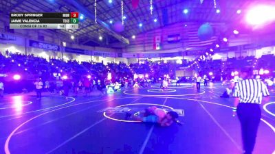 137 lbs Consi Of 16 #2 - Brody Springer, Midwest Destroyers vs Jaime Valencia, Tucson Cyclones