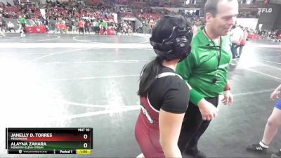 135 lbs Cons. Round 2 - Janelly D. Torres, Menomonie vs Alayna Zahara, Mondovi-Eleva-Strum