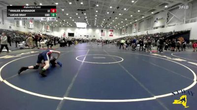 136 lbs Semifinal - Khaleb Afanador, Levittown RTC vs Lucas Bray, East Aurora Wrestling Club