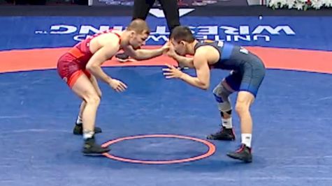 57 kg Quarterfinal - Spencer Lee, USA vs Vladimir Egorov, North Macedonia