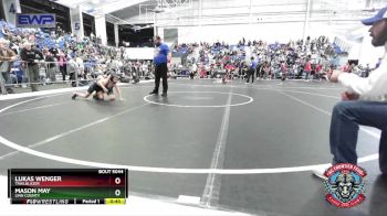 73-76 lbs Round 3 - Mason May, Linn County vs Lukas Wenger, Trailblazer