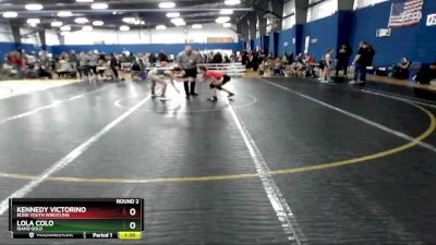 95 lbs Round 2 - Lola Colo, Idaho Gold vs Kennedy Victorino, Boise Youth Wrestling