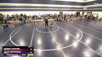 50 lbs Round 1 (6 Team) - Journey Whitford, Utah 2 vs Grace Christianson, Oregon