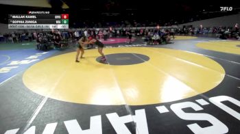 6A/5A Girls 190 Cons. Round 3 - Mallak Kamel, Century Girls vs Sophia Zuniga, West Salem Girls