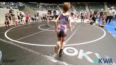 65 lbs Rr Rnd 4 - Gunnar Ratcliff, MOJO Mulisha 9U vs Luke Crain, Team Tulsa RED