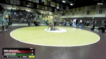 119 lbs 3rd Place Match - Neko Archuleta, Sunkist Kids Monster Garage vs Thomas Zubia, Peterson Grapplers