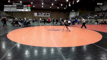 115A Cons. Round 2 - Rosalinda Ford, Pine Creek vs Addison Gibson, McAlester