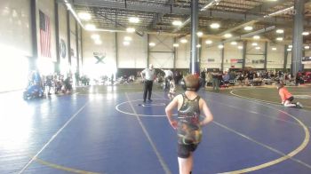 58 lbs Rr Rnd 1 - Porter Seck, Klamath Basin Warriors vs Maverick Paminto, Gladiator Wrestling