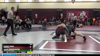 220 lbs Quarterfinal - Gavin Bridgewater, South Tama County vs Wyatt Miles, Fennimore