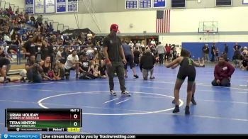 86 lbs Semifinal - Uriah Holiday, Academy Of Wrestling vs Titan Hinton, Hesperia Wrestling