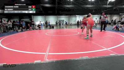 140 lbs Consi Of 8 #2 - Channing Dunn, Kingfisher YellowJackets vs Eli Berry, Standfast