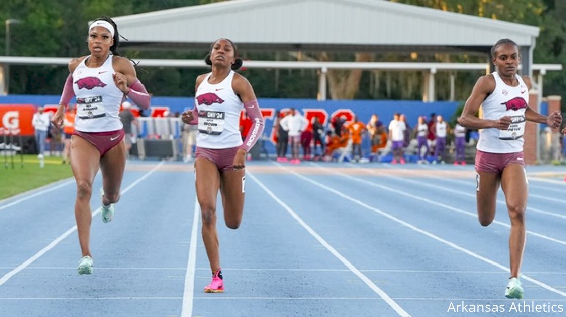 Arkansas Women Dominate 400m At SECs, Boosted By Elite Trio