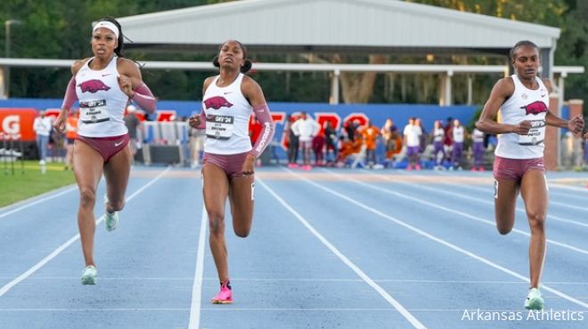 Arkansas Women Dominate 400m At SECs, Boosted By Pryce, Brown And Anning