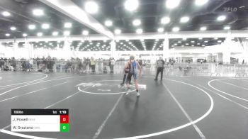 106 lbs Final - Jaxon Powell, Reverence Grappling vs William Graziano, Carlsbad Combat WC