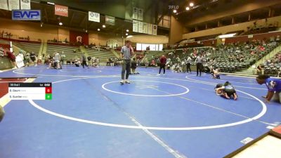 43 lbs Rr Rnd 1 - Bo Baum, Texarkana Wrestling Club vs Surraya Sumler, Mighty Bluebirds Wrestling