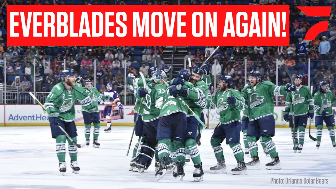 Florida Everblades Win In Overtime, Advance To Round Three