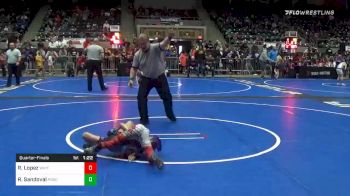 52 lbs Quarterfinal - Roman Lopez, Whitted Trained vs Rylan Sandoval, Ponca City