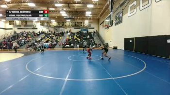 132 lbs Cons. Round 2 - Ju`Mario Abstonm, Dallas Kimball vs Nithil Vijayakumar, Plano East