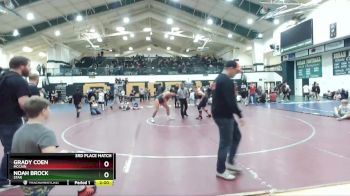 189 lbs 3rd Place Match - Noah Brock, Star vs Grady Coen, McCain