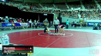 D1-107 lbs Cons. Round 2 - Bella Garcia, Sandra Day Oconnor vs Mia Pietryka, Campo Verde