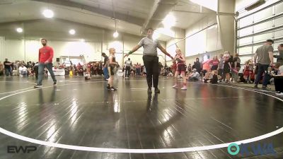 78 lbs Rr Rnd 3 - Kinslee McVey, Honey Badgers Wrestling Club vs Adaline Bowman, Dark Cloud Wrestling Club