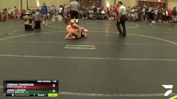 145 lbs Champ. Round 1 - Jordan Thompson, Havers Hammers vs John Lagana, Fish Eye Wrestling