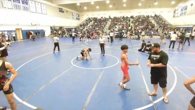 120 lbs Cons. Round 2 - Elijah Carlin, Riverside Rascals vs Isaac Tessier, South Hills High School Wrestl
