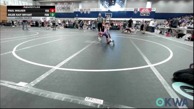 67 lbs Consolation - Paul Walker, Piedmont Youth vs Jolee Kait Bryant, Prime Wrestling