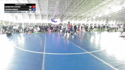 235 lbs Round 3 - Danelynn Castro, Sanpete Wrestling Club vs Adyson Knight, Wasatch Wrestling Club