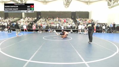 285-A lbs Quarterfinal - Karim Saifullin, Unattached vs Matthew Knapp, Roxbury