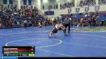 157 lbs Quarterfinal - Elijah Knepper, DeKalb vs Kasen Wellman, AYERSVILLE