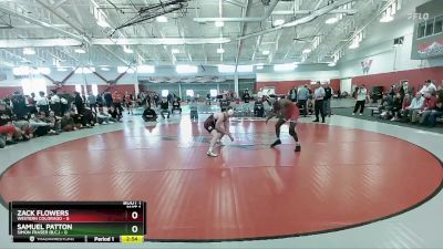 141 lbs Finals (2 Team) - Samuel Patton, Simon Fraser (B.C.) vs Zack Flowers, Western Colorado