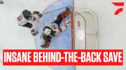 GOTTA SEE IT: Incredible Behind-The-Back Save From Callum Tung In BCHL Playoffs