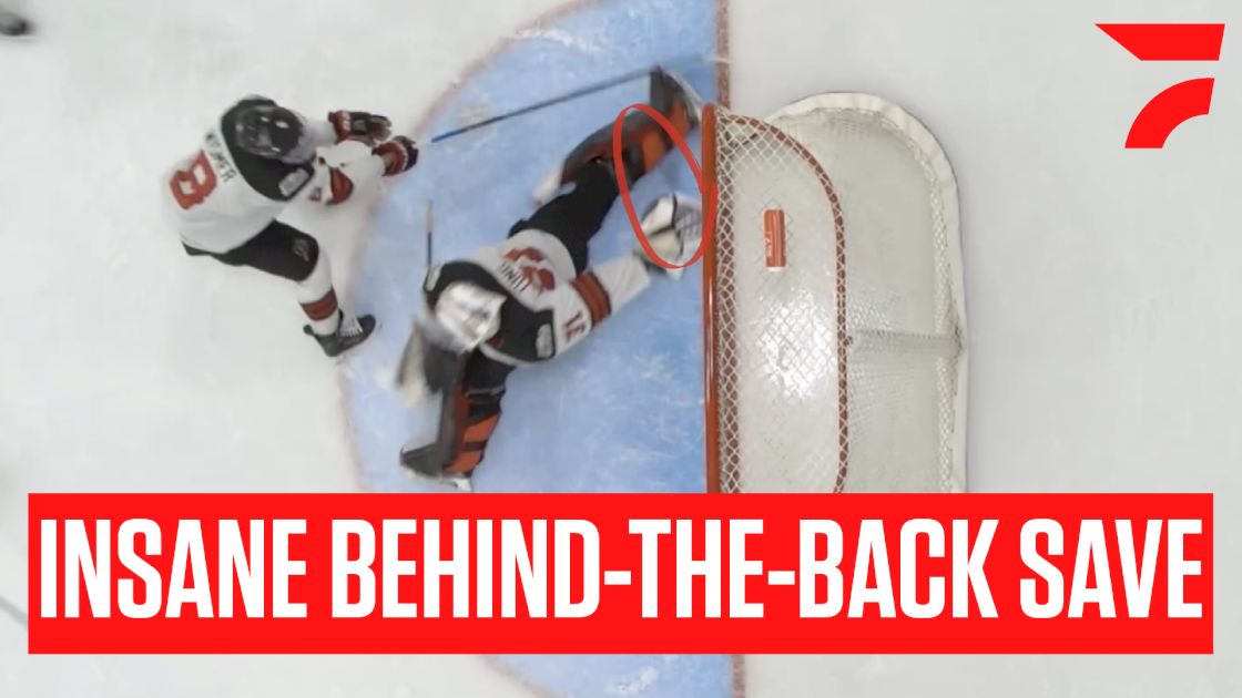 GOTTA SEE IT: Incredible Behind-The-Back Save!