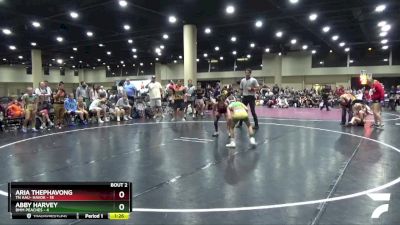 77 lbs Semis (4 Team) - Abby Harvey, BMM Peaches vs Aria Thephavong, TN AAU- Havok