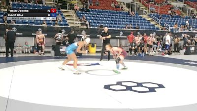 125 lbs Champ. Rd Of 64 - Neve O'Byrne, Pennsylvania vs Clara Ball, Iowa