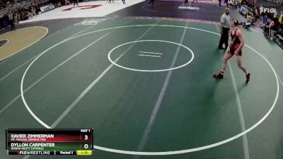 Champ. Round 1 - Dyllon Carpenter, Omaha Skutt Catholic vs Xavier Zimmerman, Mt. Michael Benedictine