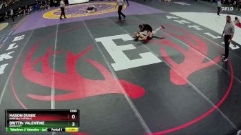 Champ. Round 1 - Mason Dusek, Norfolk Catholic vs Brittin Valentine, David City